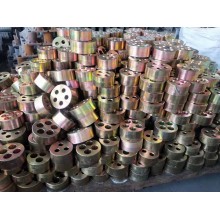 錨具、錨墊板、螺旋筋及配套夾片4/5孔錨具廠家YM15-5孔錨具四件套直銷
